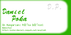 daniel poka business card